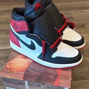 Nike Air Jordan Retro High in Red, Black, and White